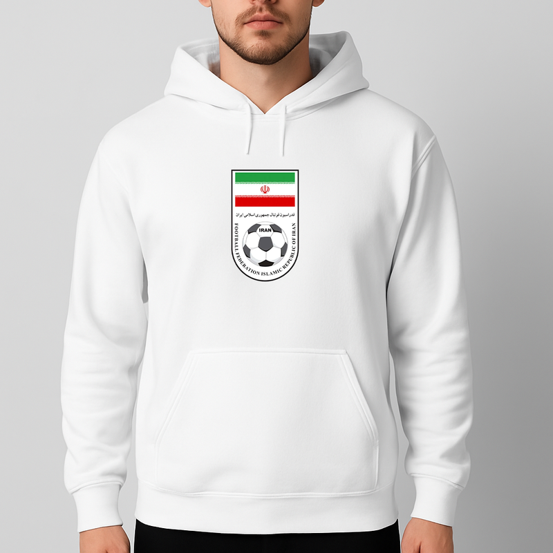 Men's Iran National Soccer Team Pullover Hoodie
