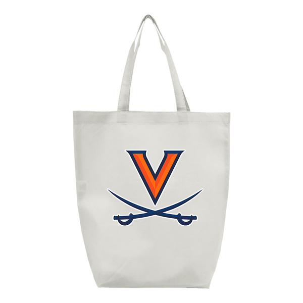 Virginia Cavaliers Q-Tees Non-Woven Gusset Bottom Tote