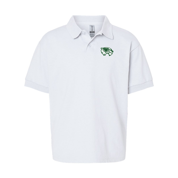 Youth Utah Valley Wolverines Gildan Dry Blend Jersey Polo
