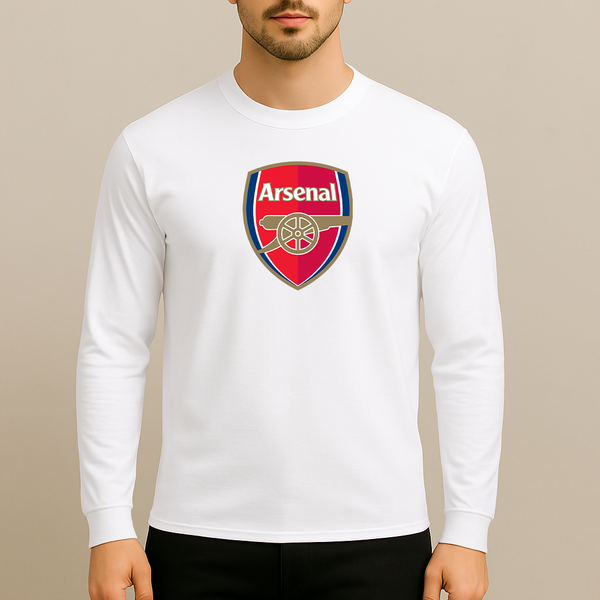 Men's Arsenal Soccer Long Sleeve T-Shirt