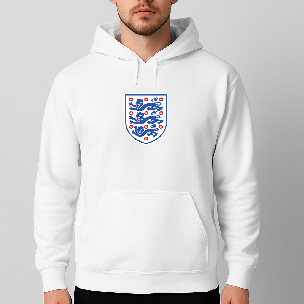 Men's England National Football Team Pullover Hoodie