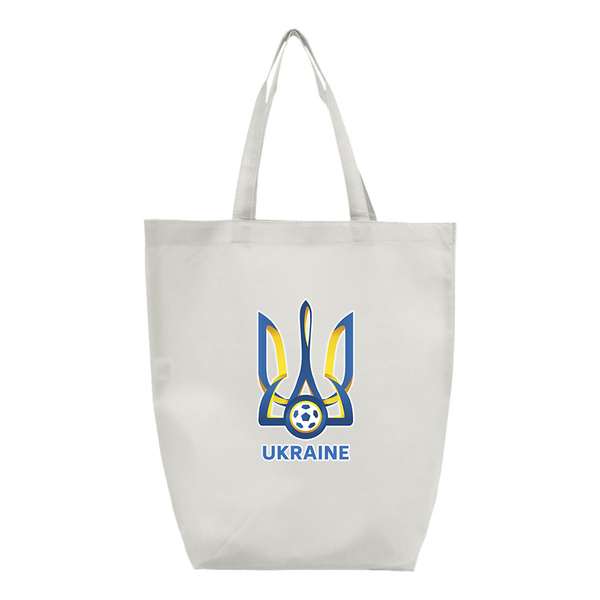 Ukraine National Football Soccer Team Q-Tees Non-Woven Gusset Bottom Tote