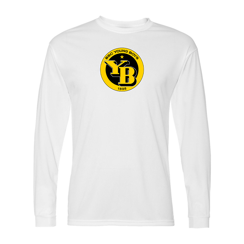 Men's Young Boys Soccer Performance Long Sleeve T-Shirt