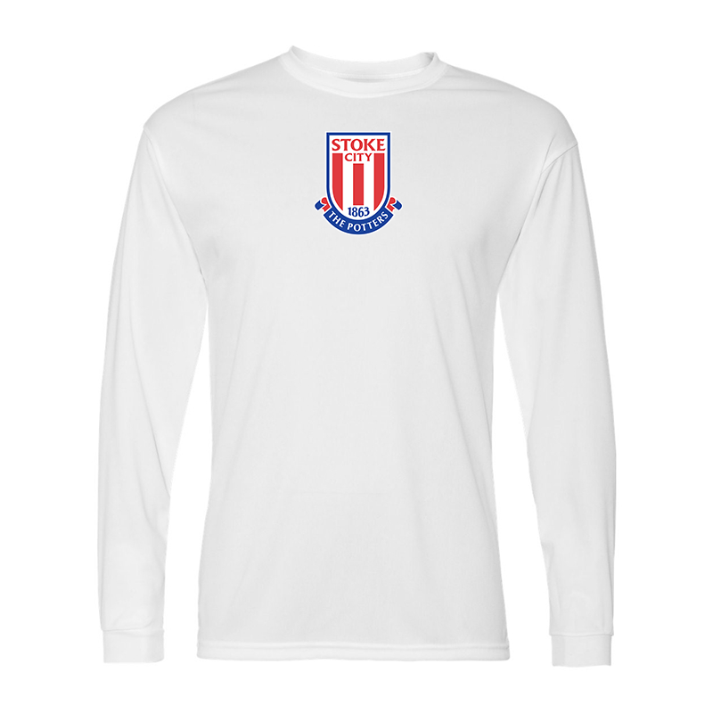 Men's Stoke City Soccer Performance Long Sleeve T-Shirt