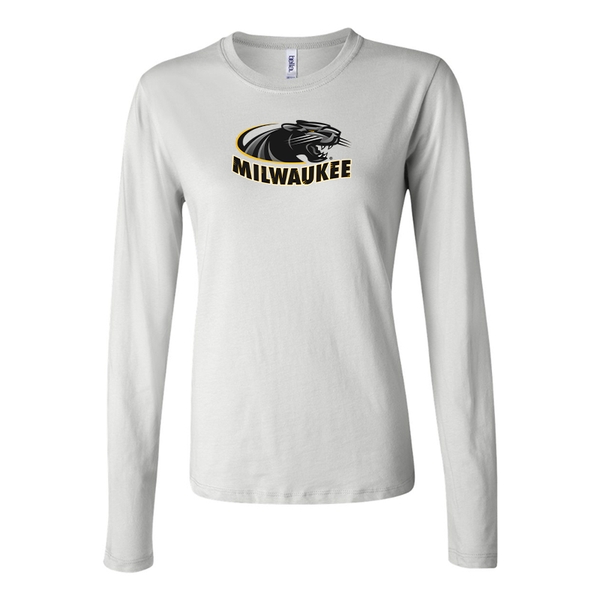 BELLA CANVAS Women’s Wisconsin Milwaukee Panthers Jersey Long Sleeve Tee