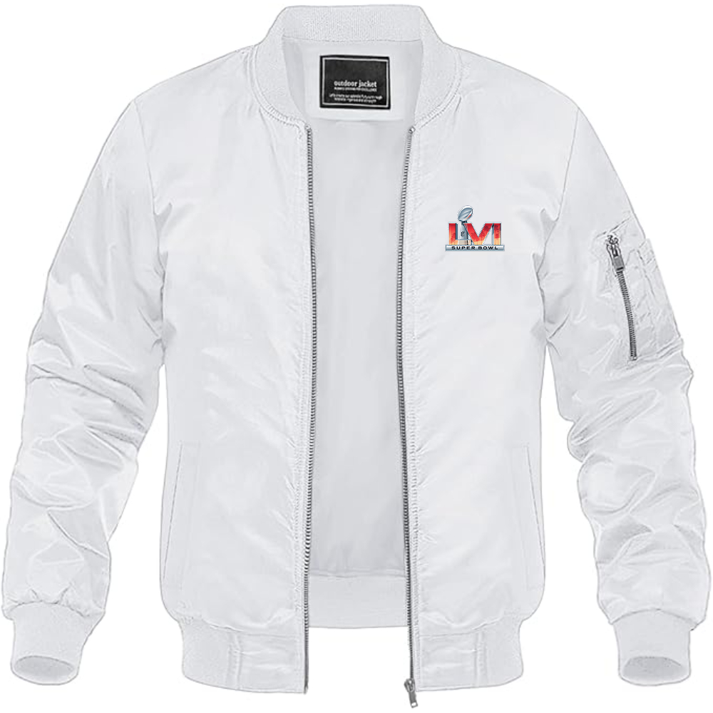 Men's Superbowl LVI Logo Lightweight Bomber Jacket