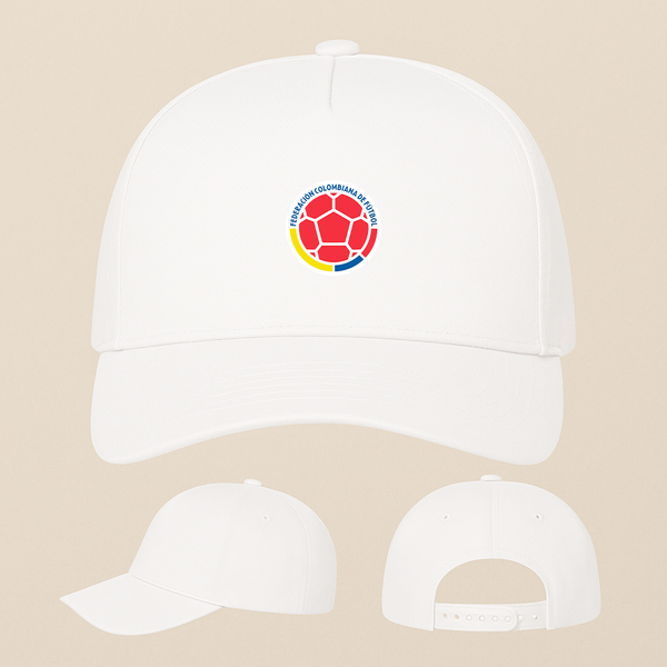 Colombia National Soccer Team Five Panel Twill Snapback Cap