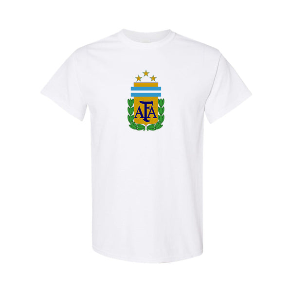 Youth Kids Argentina National Soccer Team Cotton T-Shirt