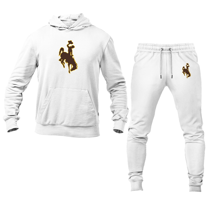 Men's  Wyoming Cowboys Hoodie Joggers Set