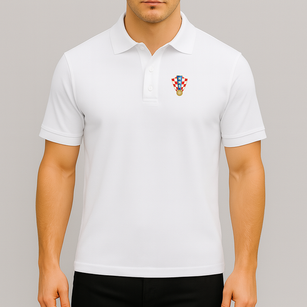Men's Croatia National Soccer Team Dry Blend Polo