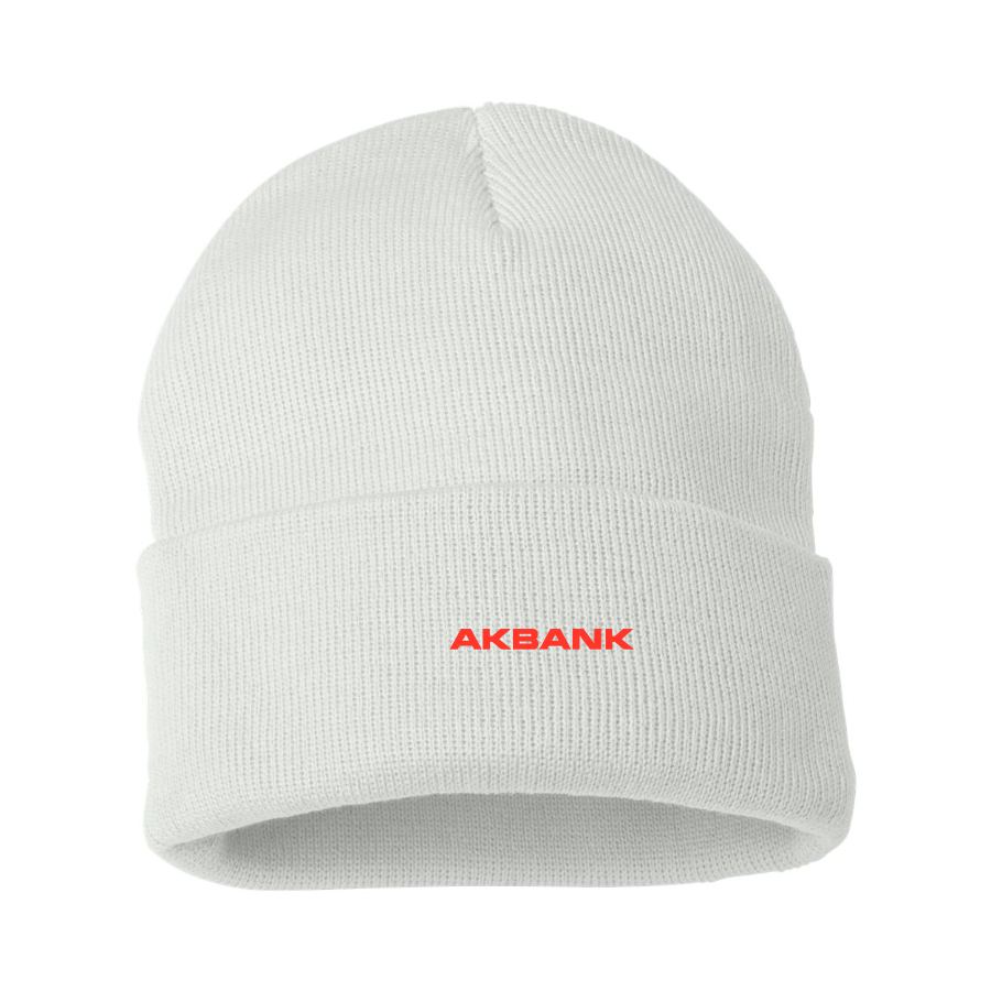 Akbank Logo Beanie Hat