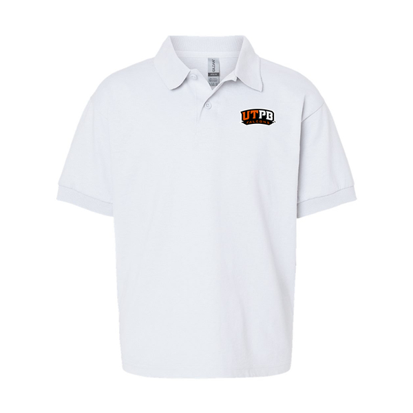 Youth  UTRGV Vaqueros Gildan Dry Blend Jersey Polo