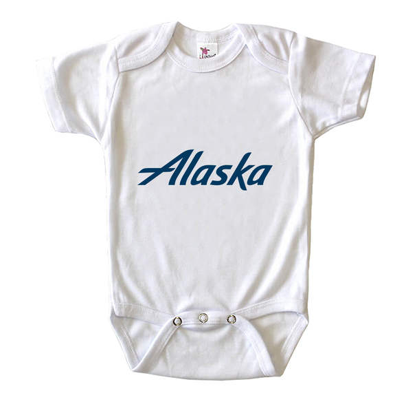 Alaska Airline Baby Romper Onesie