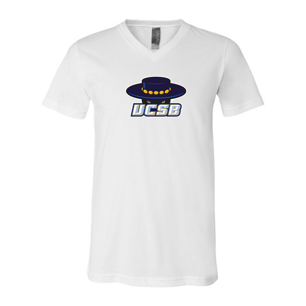 UCSB Gauchos BELLA  CANVAS - Jersey V-Neck T-Shirt