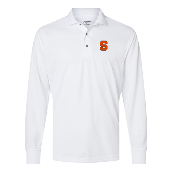 Men's Syracuse Orange  Paragon Prescott Long Sleeve Polo