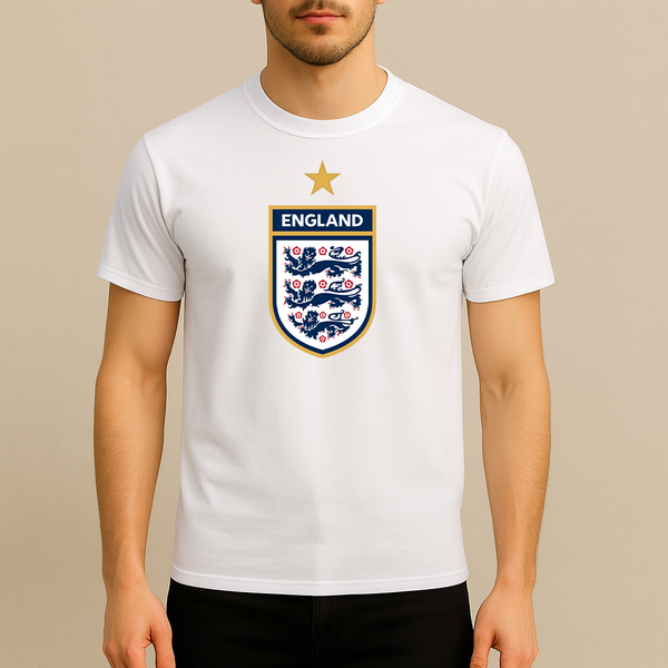 Men's England National Soccer Team Cotton T-Shirt