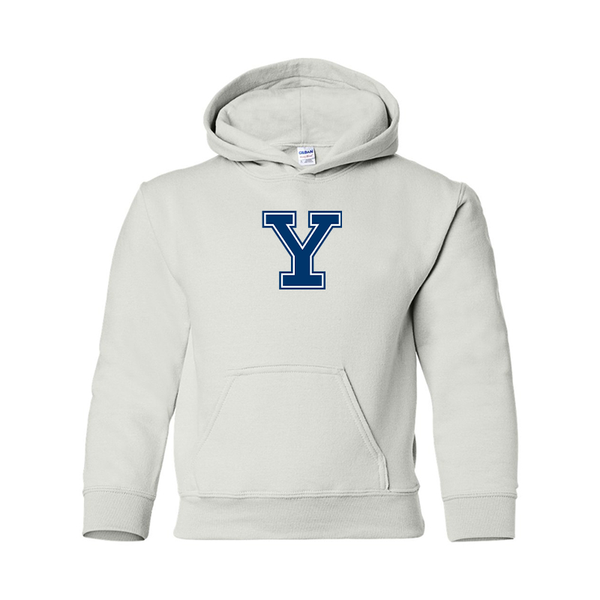 Youth  Yale Bulldogs Gildan Heavy Blend  Hooded Sweatshirt