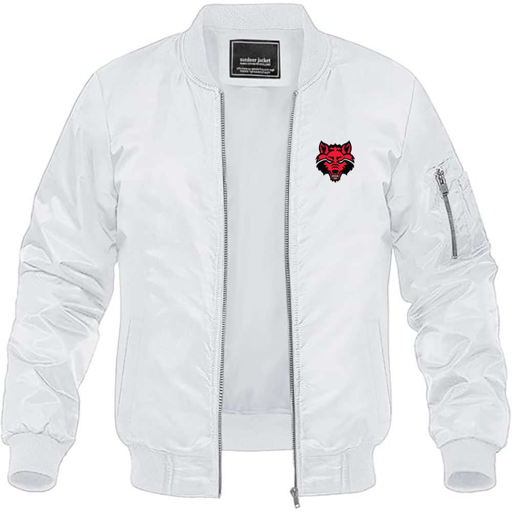 Men's Arkansas State Red Wolves Lightweight Bomber Jacket