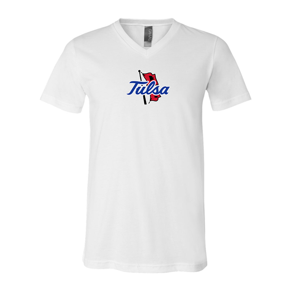 Tulsa Golden Hurricane BELLA  CANVAS - Jersey V-Neck T-Shirt