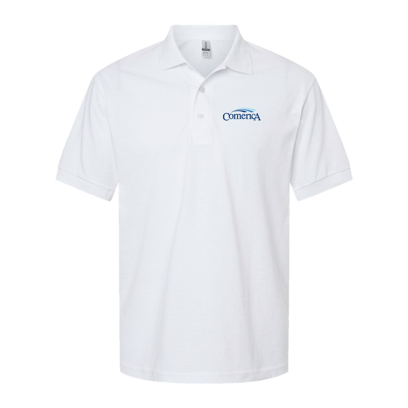 Men's Comerica  Logo Dry Blend Polo