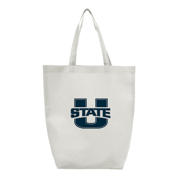 Utah State Aggies  Q-Tees Non-Woven Gusset Bottom Tote