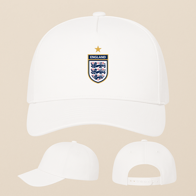 England National Soccer Team Five Panel Twill Snapback Cap