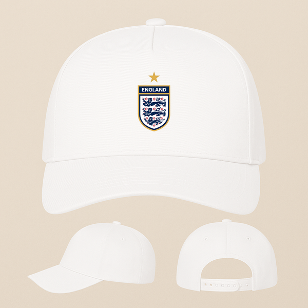 England National Soccer Team Five Panel Twill Snapback Cap