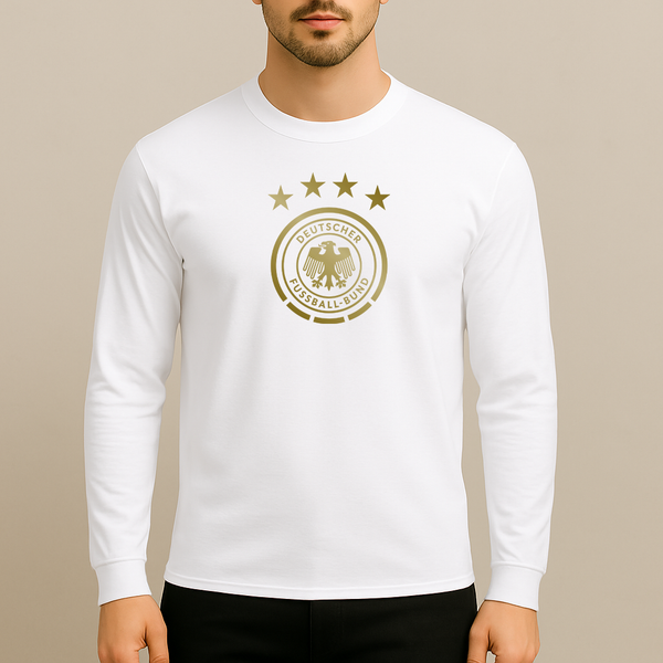 Men's Germany Soccer Long Sleeve T-Shirt