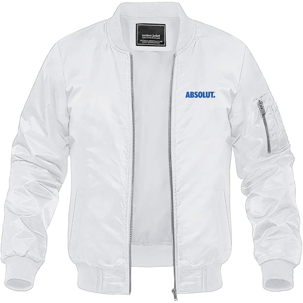 Men's Absolut Logo Lightweight Bomber Jacket