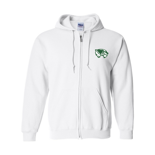 Men's Utah Valley Wolverines  Gildan  Heavy Blend Full Zip Hooded Sweatshirt
