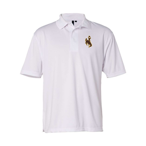 Men's  Wyoming Cowboys Sierra Pacific Moisture Free Mesh Polo