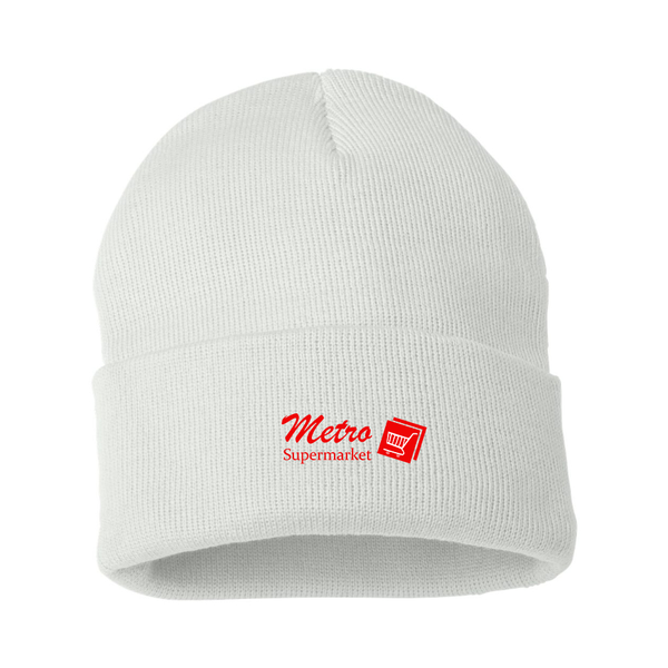 Metro Supermarket Logo  Beanie Hat