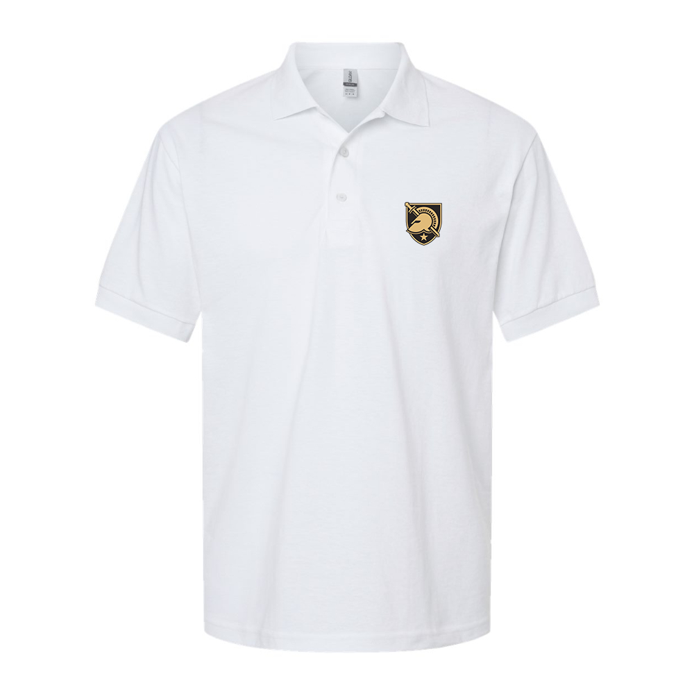 Men's Army Black Knights Dry Blend Jersey Polo - White