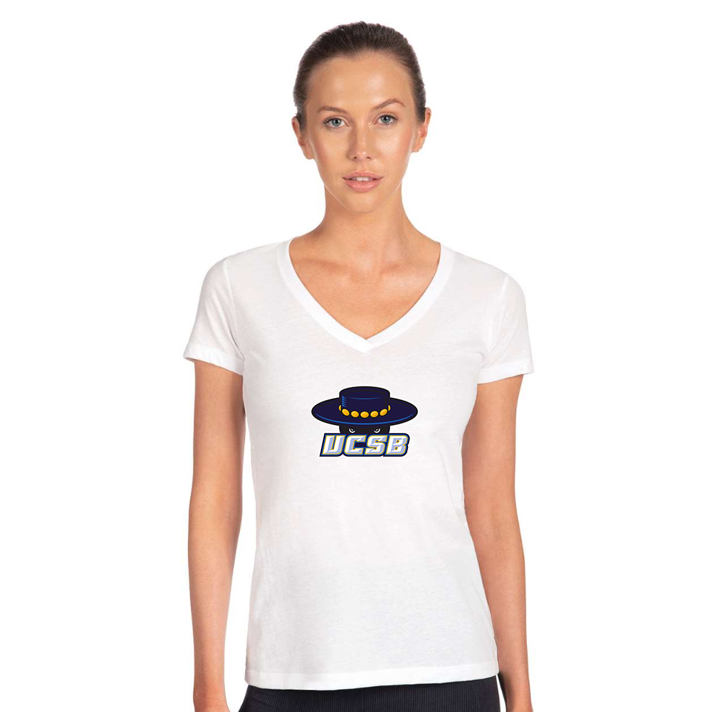 Women's UCSB Gauchos  V-Neck T-Shirt