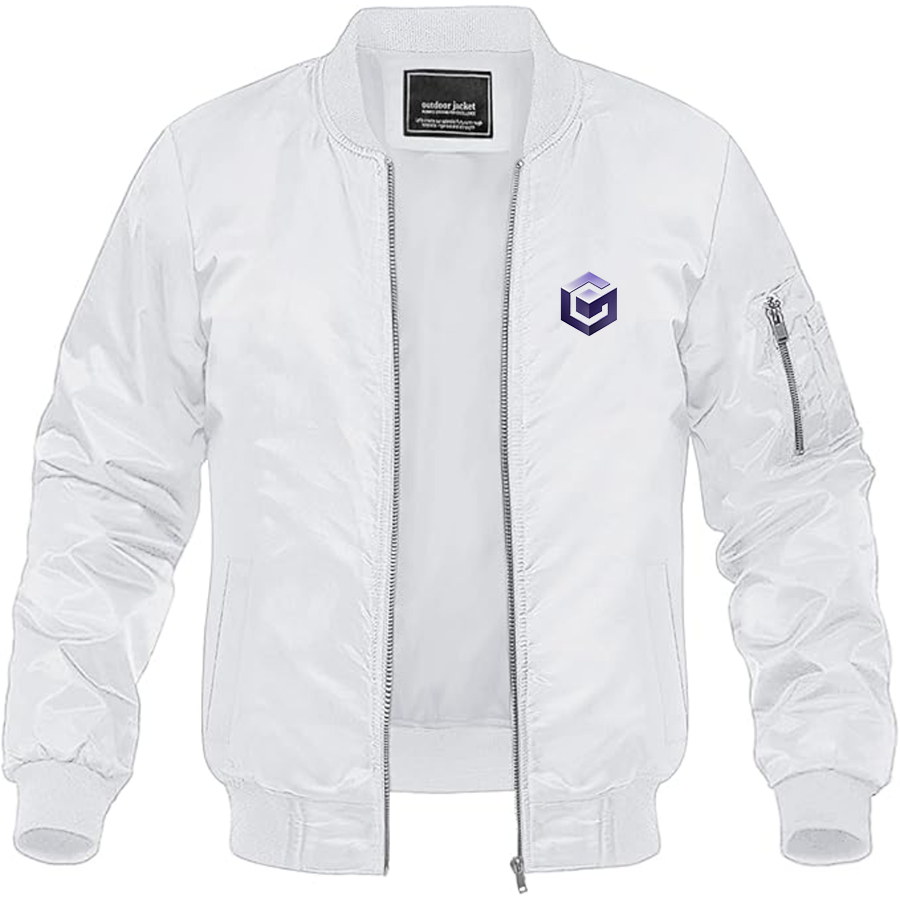 Men's Nintendo GameCube Logo Lightweight Bomber Jacket