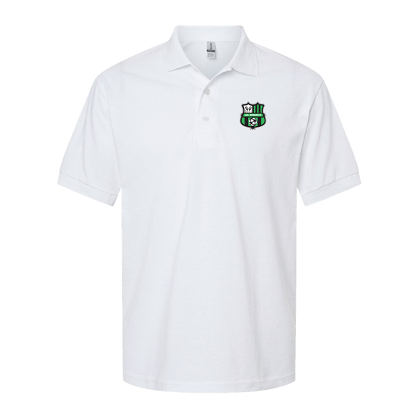 Men's U.S. Sassuolo Soccer Gildan Dry Blend Jersey Polo