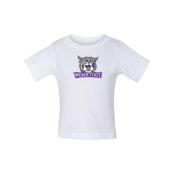 Weber State Wildcats BELLA CANVAS Infant Jersey Tee