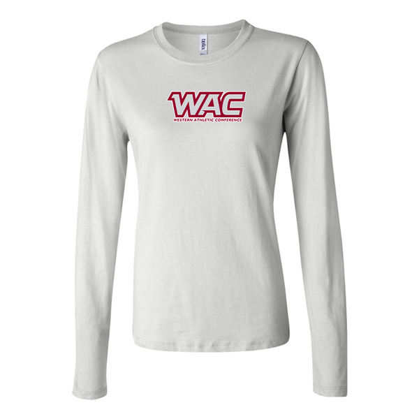 BELLA CANVAS Women’s Western Athletic Conference Jersey Long Sleeve Tee