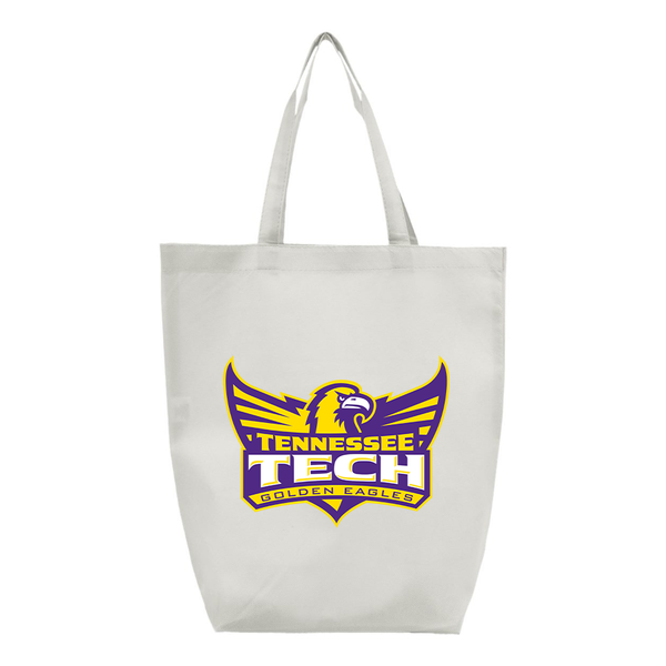 Tennessee Tech Golden Eagles Q-Tees Non-Woven Gusset Bottom Tote