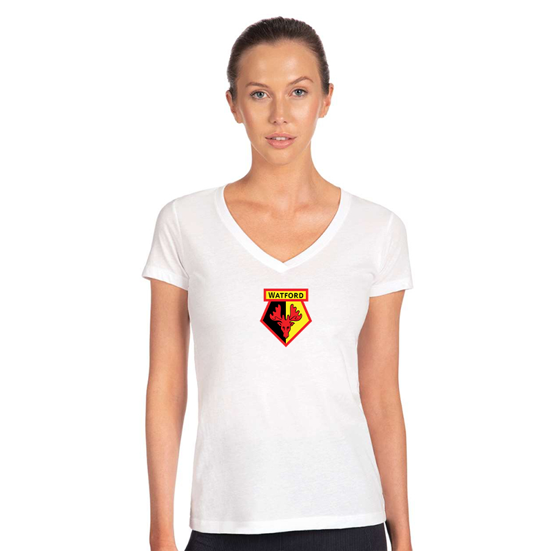 Women's  Watford Soccer  V-Neck T-Shirt