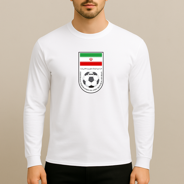 Men's Iran National Soccer Team Long Sleeve T-Shirt
