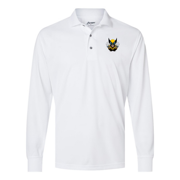 Men's Wolverine 2025 Art  Paragon Prescott Long Sleeve Polo