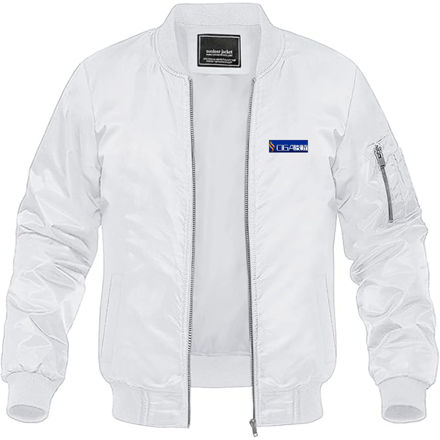 Men's CigaBuy Logo Lightweight Bomber Jacket