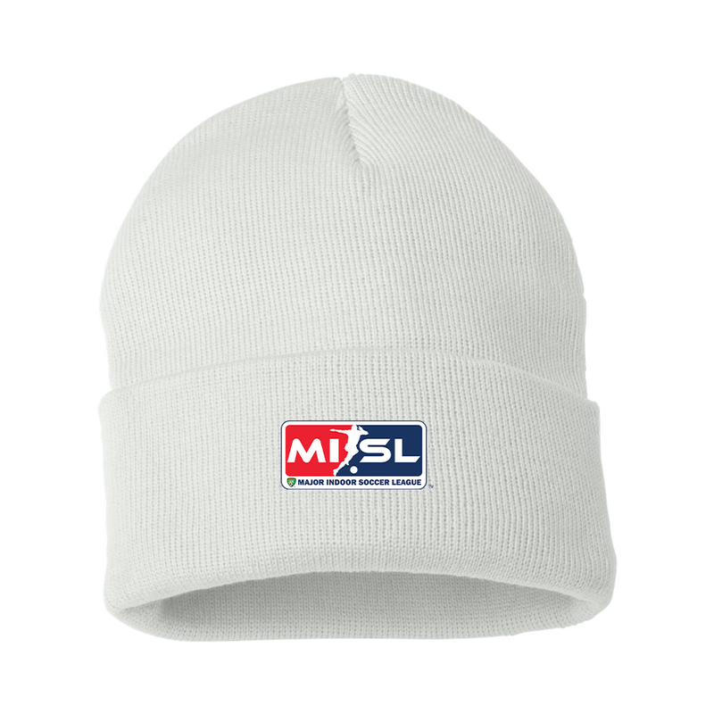 Major Indoor Soccer League Logo Beanie Hat