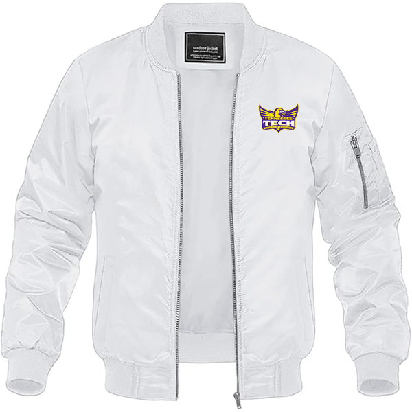 Men's Tennessee Tech Golden Eagles Lightweight Bomber Jacket Windbreaker Softshell Varsity Jacket Coat