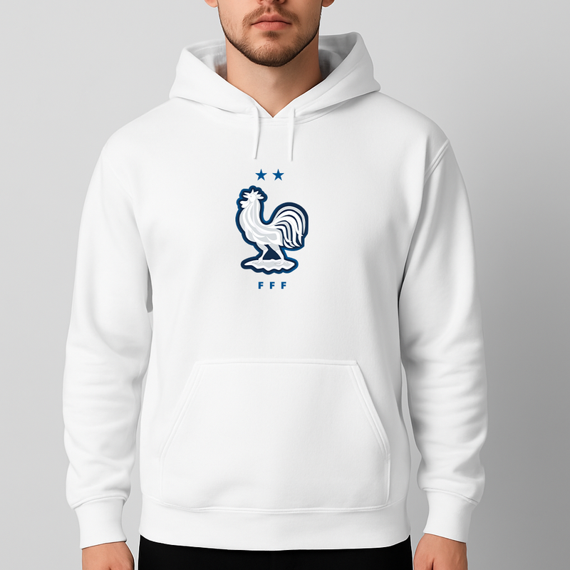 Men's France National Soccer Team Pullover Hoodie