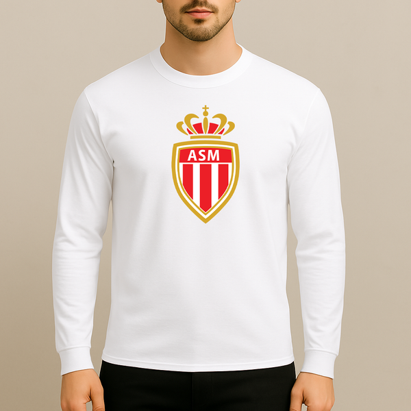 Men's AS Monaco FC Long Sleeve T-Shirt