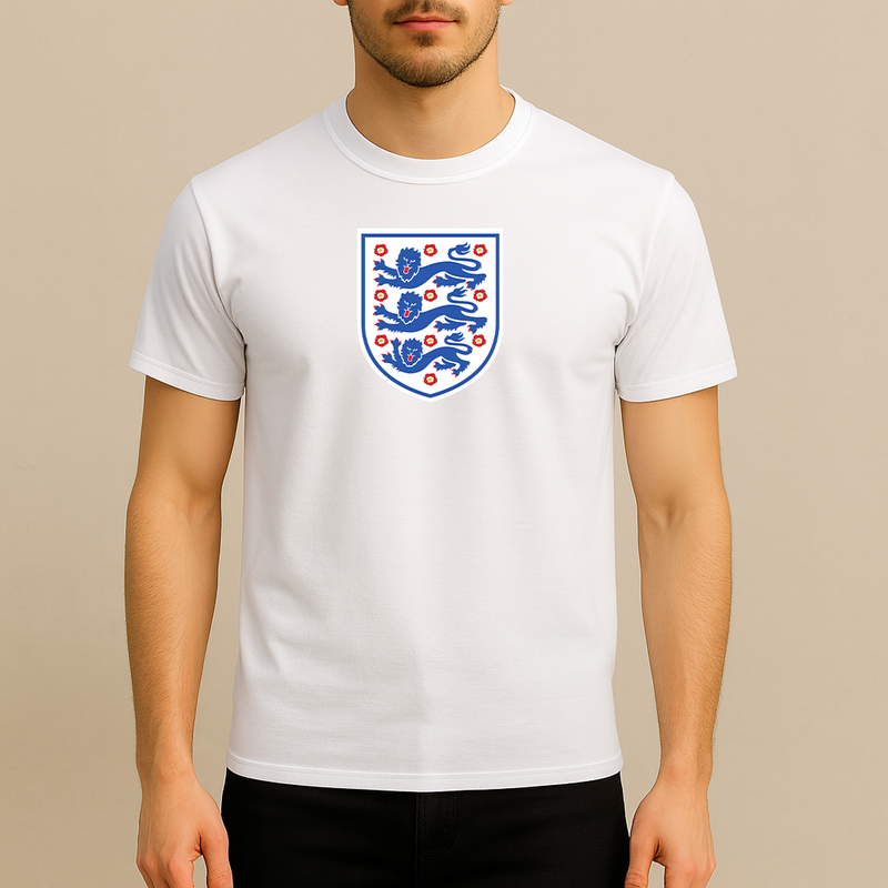 Men's England National Football Team Cotton T-Shirt
