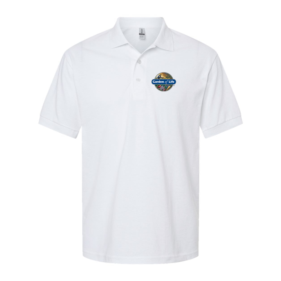 Men's Garden of Life Logo Dry Blend Polo
