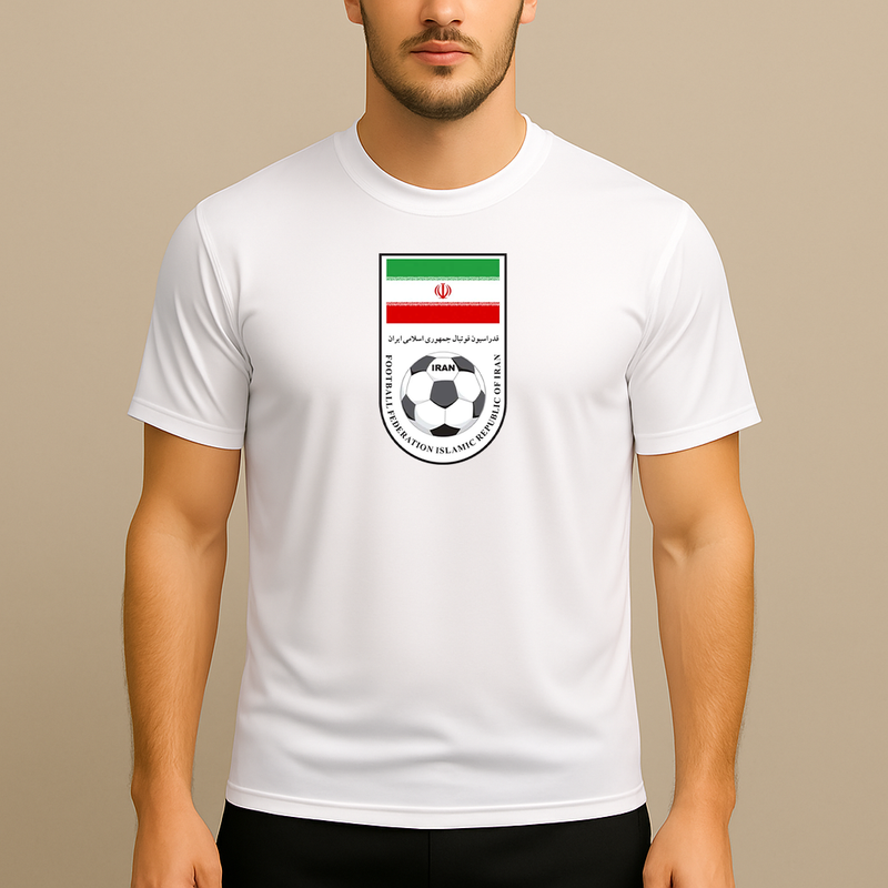 Men's Iran National Soccer Team Polyester T-Shirt